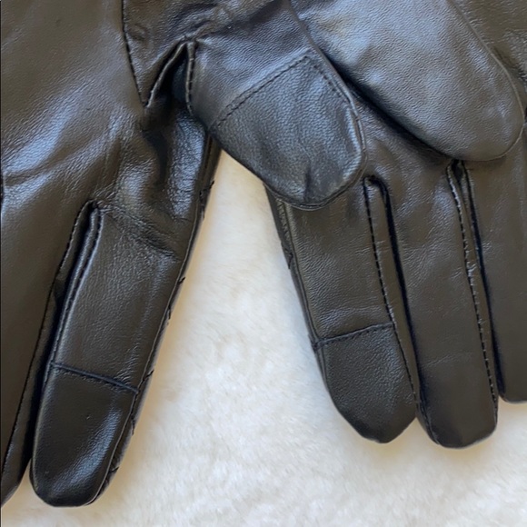 MICHAEL Michael Kors Quilted Leather Gloves Size M NEW - Picture 7 of 8
